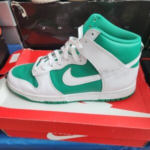 Nike DUNK HIG STADIUM WHITE GREEN SIZE 10M